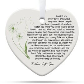 Memorial Christmas Ornament, Memorial Ornaments for Loss of Loved One, Sympathy Gifts for Loss of Loved One, Memorial Gifts, Ceramic Ornament