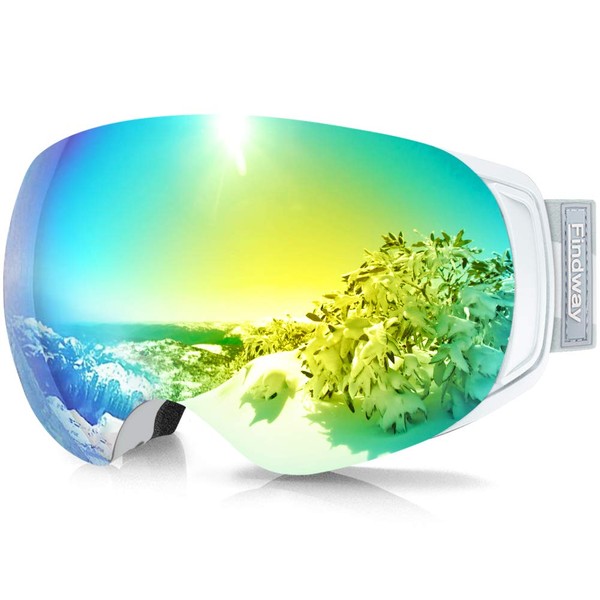 findway Ski Goggles Pro for Women & Men-100% UV 400