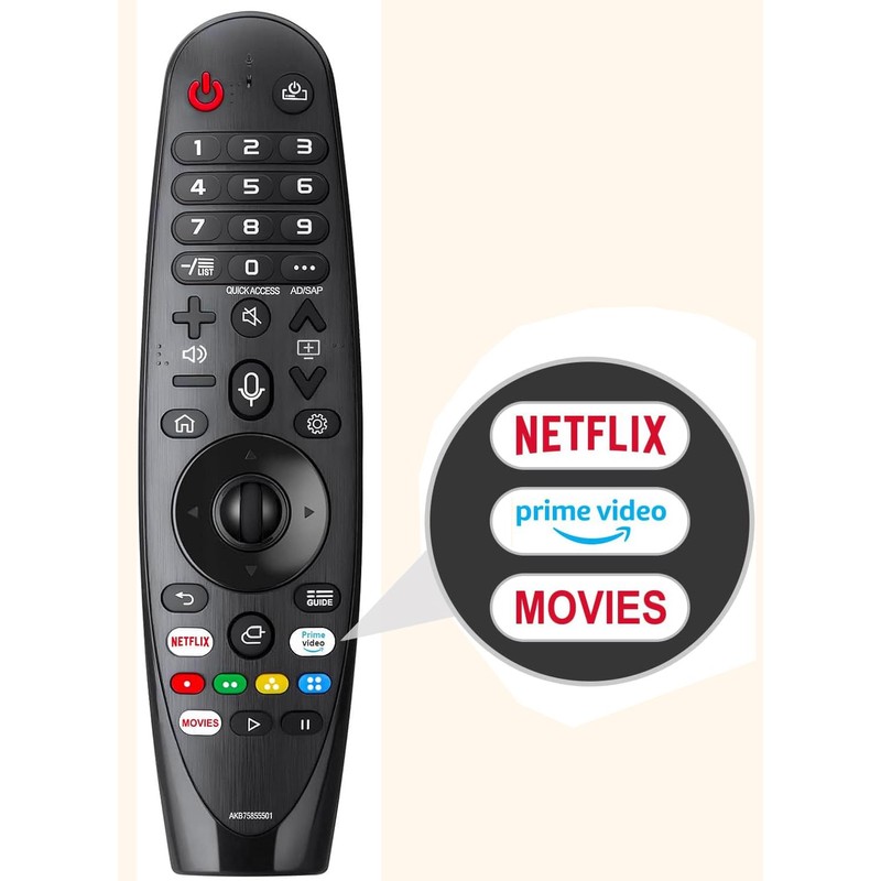 Replacement Remote for LG Smart TV Magic Remote, for LG