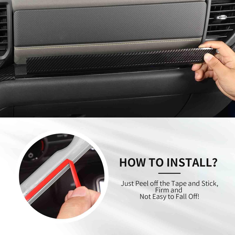 RAZPOY for Silverado Dash Panel Cover, Center Console Dashboard Trim