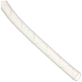 Sanwa Supply CA-SP6WN2 Cable Ties (Spiral, 6.6 ft (2 m), Inner Diameter 0.2 inches (6 mm), White