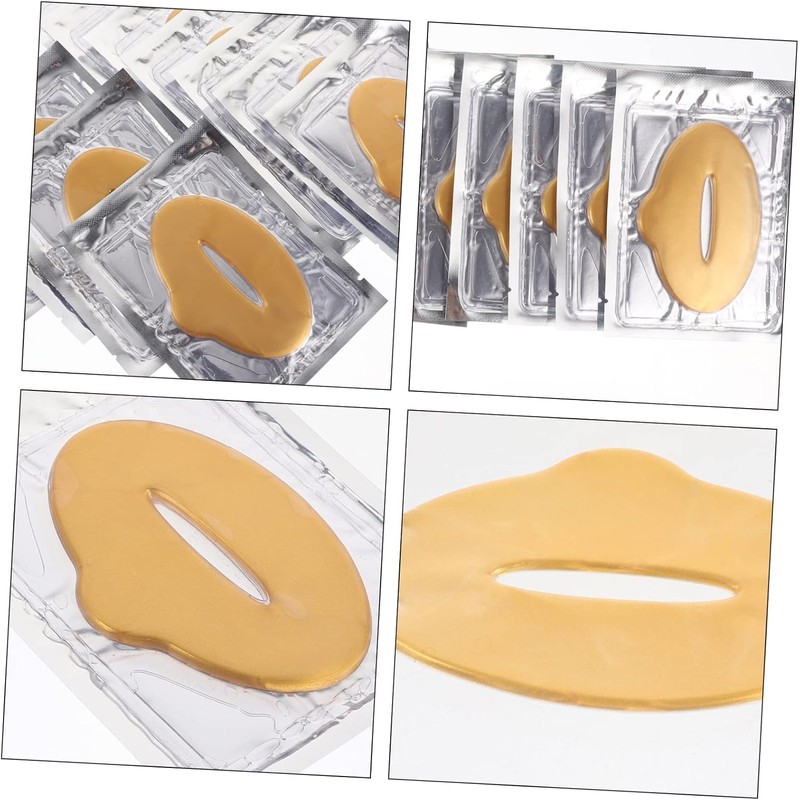 Baluue 25Piezas Máscaras Labiales Exfoliantes de Almohadillas Hidratantes el Cuidado