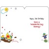 Jonny Javelin Boy Age 2 Birthday Card -Tractor Farm Animals