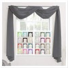 Megachest TAILORED VOILE WINDOW SCARF PELMET 26 color choices (dark