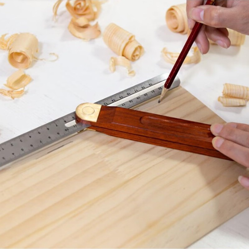 Dewocke Sliding Bevel Gauge, 8 Inch Adjustable Bevel Angle Finder
