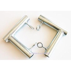 2pc 1" 2 Way L Shaped Corner Slider Canopy Fitting (FOLB) - Fits 1" EMT Pipe That has an Outer Diameter of 1 3/16"