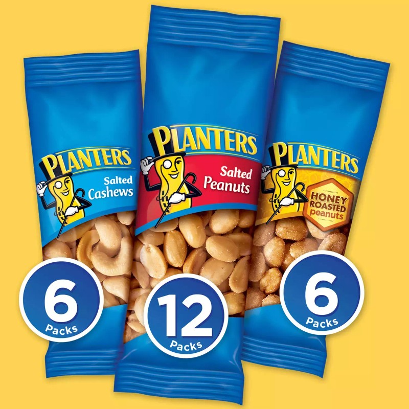 Planter's PLANTERS SNACK NUTS VARIETY PACK (40.5 oz., 24 ct)