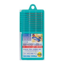 高儀 Earth Man Superfine Micro Drill Blade Set 10 Piece D – 20 