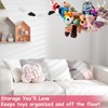 ASelected Toy Net Hammock,Teddy Hammock With Hooks,Large Mesh Toys Holder