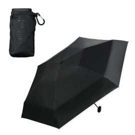 Wpc. go-koh Super Compact Black <100% Shading Ratio / 100% UV Reduction / UPF 50+/Heat/Rain / Sun / Rain / Sun / Rain Parasol Simple Men's Small Thin GO003-900-102