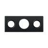 Deltana SP7FBR19 Matte Black Strike Plate For 7 inch Flush Bolt