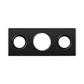 Deltana SP7FBR19 Matte Black Strike Plate For 7 inch Flush Bolt