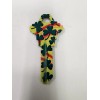 Howard Keys Rainbow Clover House Key Blank-SC1-FREE SHIPPING! B54