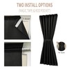 Vatge Front Door Curtains for Glass Window - Blackout Door