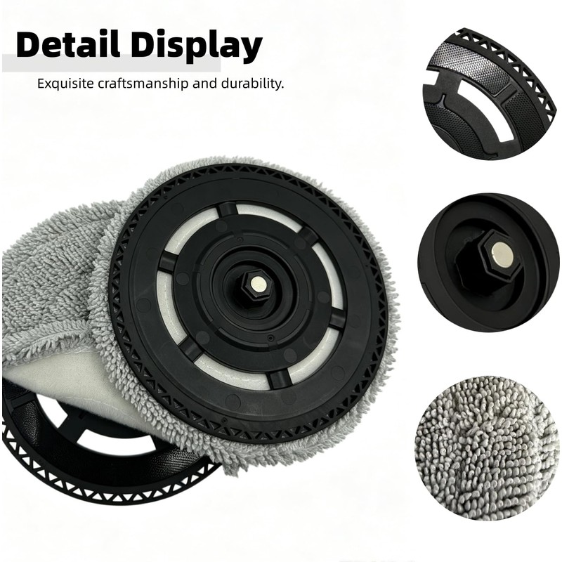 4 Mop and 2 Mop Pad Plate Accessories for iRobot