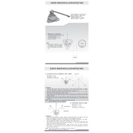 ELING Marine Boat Rudder Angle Sensor Sender 0-190ohm