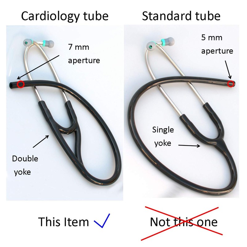 Stethoscope Tubing by Truaevum - Compatible Replacement Kit fits Littmann(r)