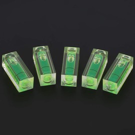Pack of 5 15 x 15 x 40 mm Mini Spirit Level Bubble Small Mini Spirit Level Dragonfly Square Quality 4 cm Picatinny Colour