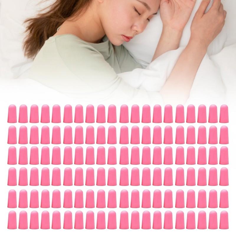 120PCS Soft Ear Plugs PU Noise Reduction Sound Blocking Earplugs