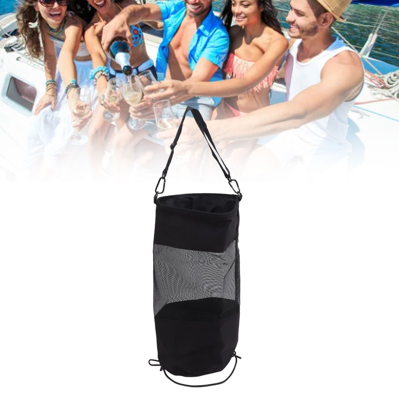 Boat Trash Bag Cylinder Shape Large Capacity Leakage Proof Folding