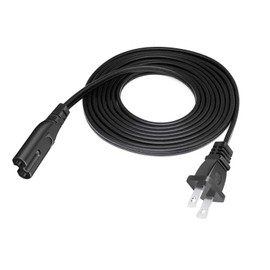 8.2ft AC Power Cord Replacement for JBL Bar 5.1 Soundbar with Surround 4K and 10 in Subwoofer, Bar 2.1 Home Theater Starter System Sound bar 2 Prong Power Cord Supply Cable