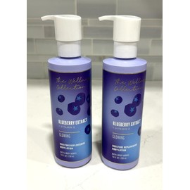 2 Moisture Replenishing Lotion Wellness Collection PUMP 7.8 FL OZ BLUEBERRY EXTRACT GLOWING BODY LOTION