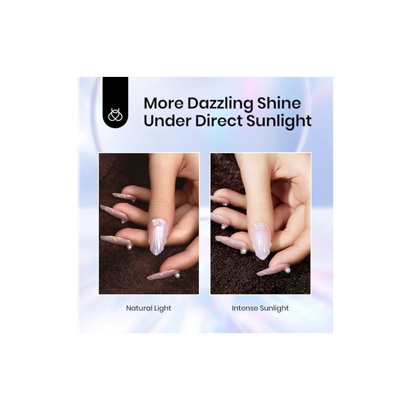 beetles Gel Polish Glitter TopTop Coat Nail Polish -TC031