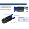 Inbrackets Compression F Connectors CMX100 Double Blade Coax Stripper with