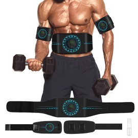 ABS Stimulator Muscle Toner, AB Machine for Abdomen/Arm/Leg, Muscle Stimulator for Muscle Growth, Ab Toning Belt Muscle Stimulator for Men and Women 3 Pack