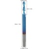 Ballnose Cutter Ball End Mill Blue Coated Spiral Router Bit
