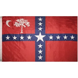 New 3x5 ft South Carolina Sovereignty CSA Secession Flag Civil Print Polyester by Flagman
