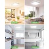 zemty zemty LED Deckenleuchte Flach 28W 29.5cm, 3000K/4000K/6500K Deckenlampe Eckig