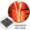 Operitacx Graphite 3.93X3.93X0.78 Inch Reusable Casting for Metal Jewelry Melting