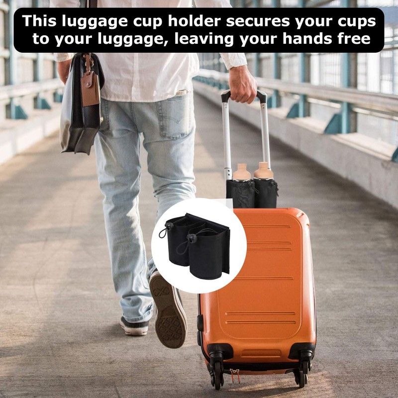 1 Pcs Luggage Cup Holder for Suitcases,Luggage Cup Holder,Suitcase for