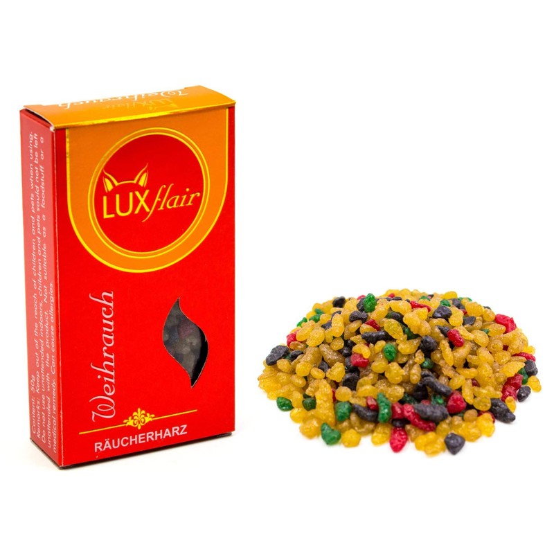 Premium Incense Set (Frankincense, Myrrh, Copal, Benzoe) 5 Pieces for