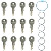12PCS CH501 Ignition Keys,Toolbox Keys Replacement for from CH501 Truck
