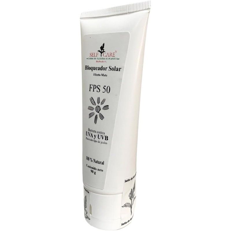 Bloqueador Mineral Natural 90 g – Efecto Mate