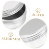 Gatuida 18pcs Spice Container Lip Balm Tin Round Aluminum Tin