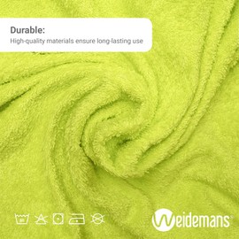 Weidemans 100% Cotton Towels | 2 Bath Towels 30" x 56", 2 Hand Towels 18" x 30" & 4 Washcloths 13" x 13" | Green & Plum Hand Towels | 8 Ultra Soft & Highly Absorbent Hand Towels for Bathroom