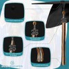 Endea Graduation Mixed Triple Color Tassel with Black Bling Charm