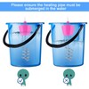Electric Floating Immersion Water Heater Boiler with Digital Thermometer Pink