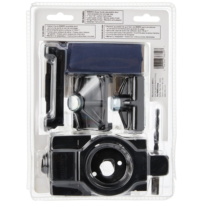 MIBRO 366291 Ultimate Kit de instalación de cerradura y bisagra