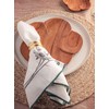 MERROWED Edge Dinner Napkins S/4 Artichoke