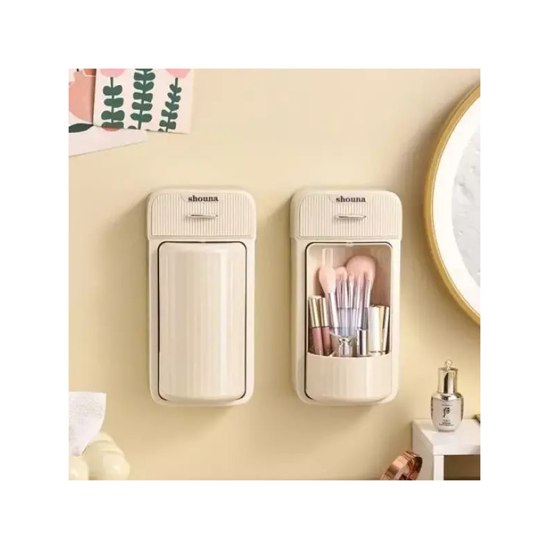 Gitaburaendeu 욕실용품 메이크업 브러쉬 보관함 벽걸이 꽂이 거치대 홀더 Bathroom