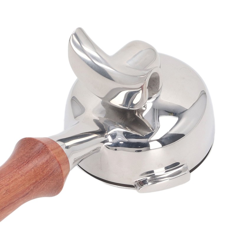 58mm Double Spouts Portafilter for Nuova Coffee Machines Stainless Steel