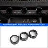 AuTK Air Conditioning, Vent Knob Cover for Honda Civic Accessories