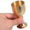 Ciieeo Multipurpose Copper Wine Goblet Elegant Retro High-stemmed Drinking Cup