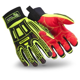 HexArmor Cut Resistant Impact Protection Reinforced Palm Work Gloves | Rig Lizard® Series 2021X | Large