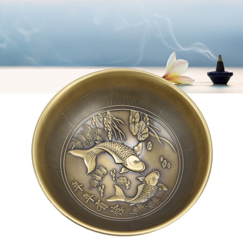 Retro Home Incense Burner Copper Alloy Smoked Incense Burner Holder