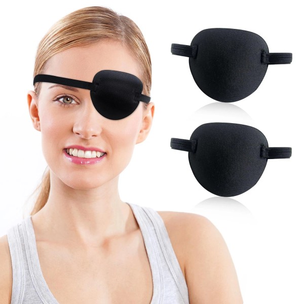 RIKEYO Eye Patch,2pcs Eye Patches for Adults,Medical Eyepatch for Left